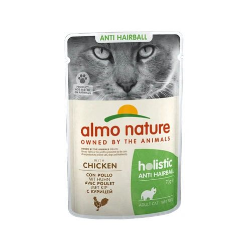 Almo Nature - Cat - Anti-Hairball | Meal Pouch | Chicken