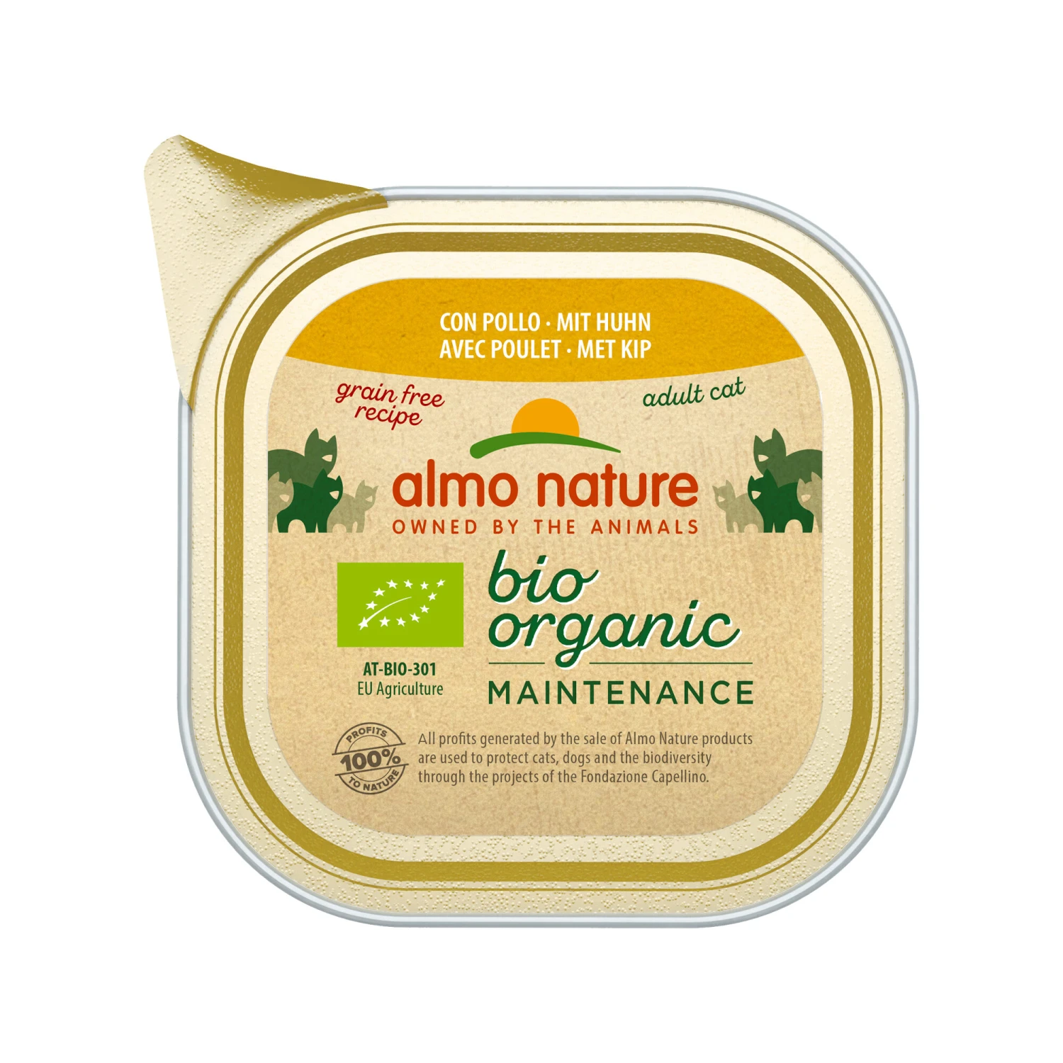 Almo Nature Bio Organic Maintenance Cat Food Chicken - Image 2