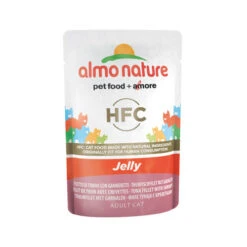 Almo Nature HFC Jelly Cat Food - Meal Pouch - Tunafillet And Schrimps