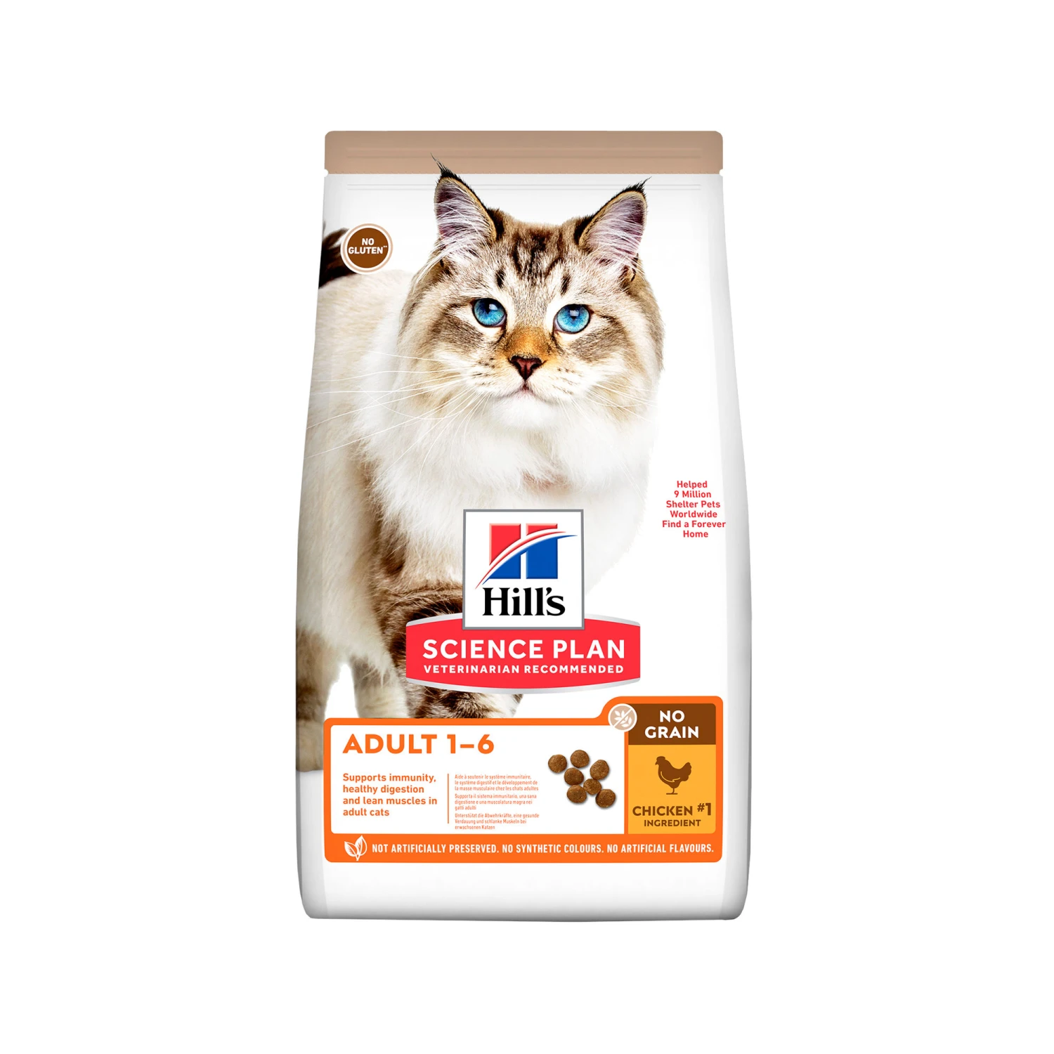 Hill's Science Plan No Grain Adult Cat Food - Chicken - Image 3
