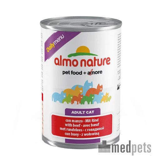 Almo Nature Daily Menu Cat Food - Tin - Beef - Image 2
